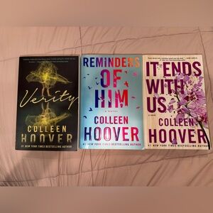 Colleen Hoover Books: Verity, Reminders of Him, It Ends with Us